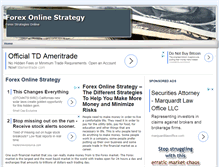 Tablet Screenshot of forexonlinestrategy.com